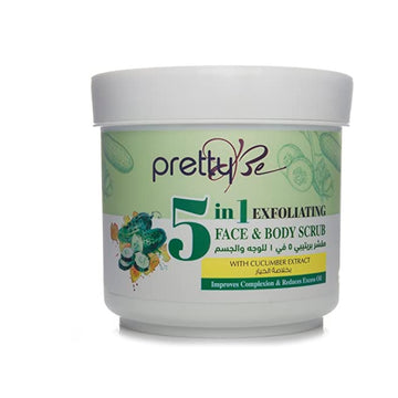PRETTY BE-5IN1 WHITENING SCRUB-CUCUMBER-600ML