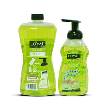 Loyal Foaming Hand Wash Refill 1500ML + 500ML Green Garden