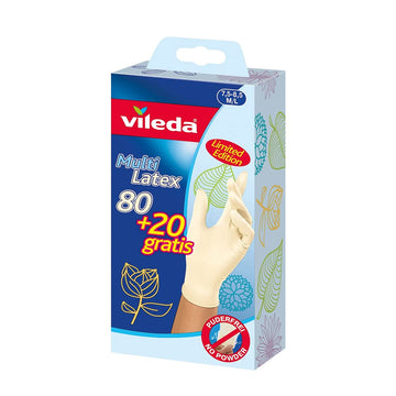 Vileda Gloves Latex 80+20 M/L