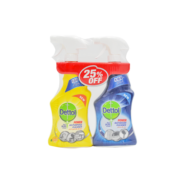 Dettol APC Lemon 500ML + Bathroom Cleaner 500ML