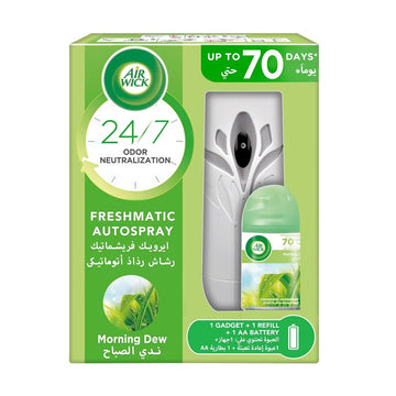 Air Wick Freshmatic Autospray Morning Dew Kit 250ml