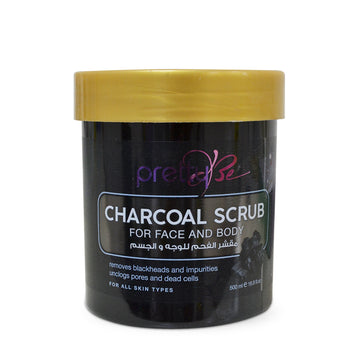 PRETTY BE-FACIAL SCRUB-CHARCOAL-500ML