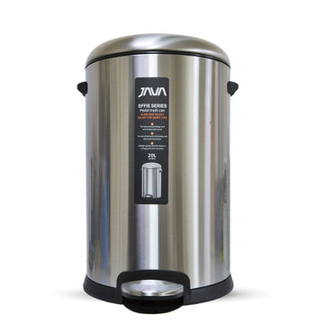 DUSTBIN 20L STEEL JAVA JH8852