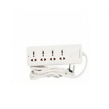 Terminator 4 Way Universal Power Extension Socket With Master Switch, Single Indicator 3M Cable Esma Approved