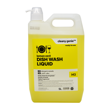 M3 Dishwash Liquid 5L Lemon Zest