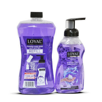 Loyal Foaming Hand Wash Refill 1500ML + 500ML Purple Mystery