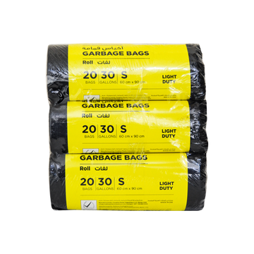 HD Garbage Black Roll S | 60X90CM | 3 Rolls