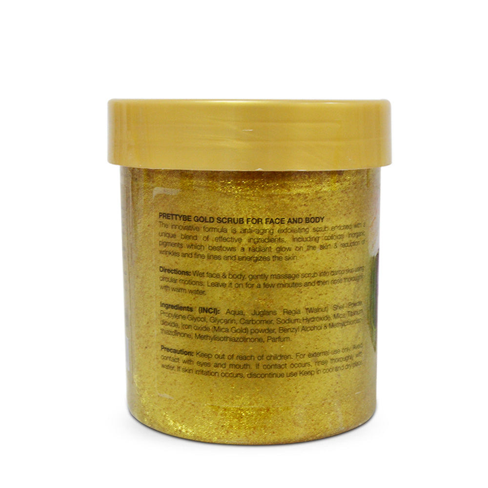 PRETTY BE-FACIAL SCRUB-GOLD-500ML