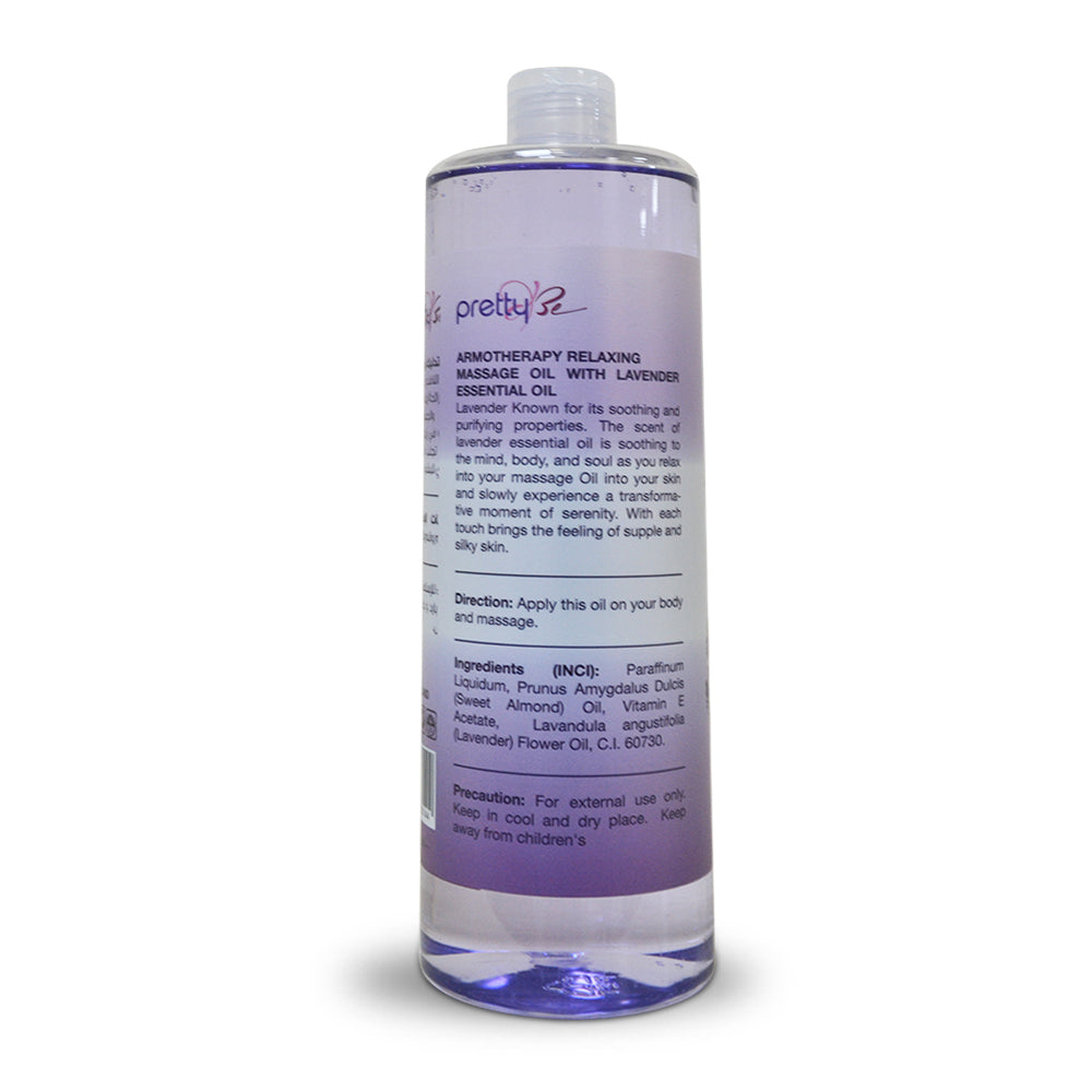 PRETTY BE-MASSAGE OIL-LAVENDER-1000ML(B&C)