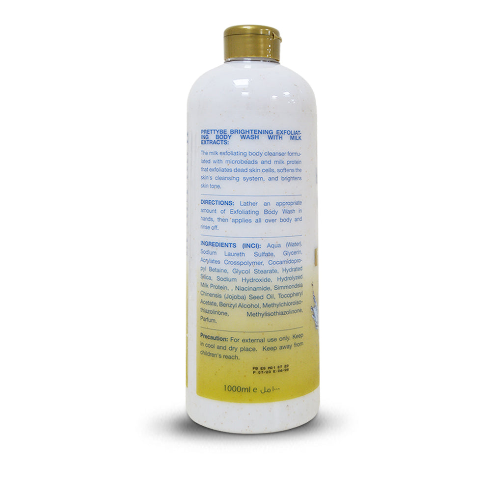 PRETTY BE-BRIGHTENING BODY WASH-MILK-1000ML