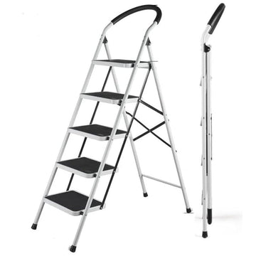 STEEL LADDER 5 STEPS
