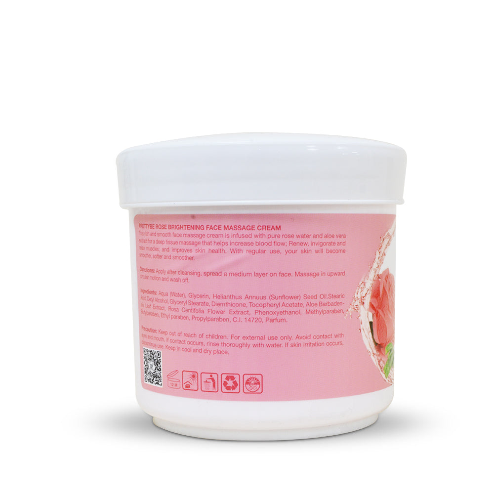 PRETTY BE-MASSAGE CREAM-ROSE-550ML