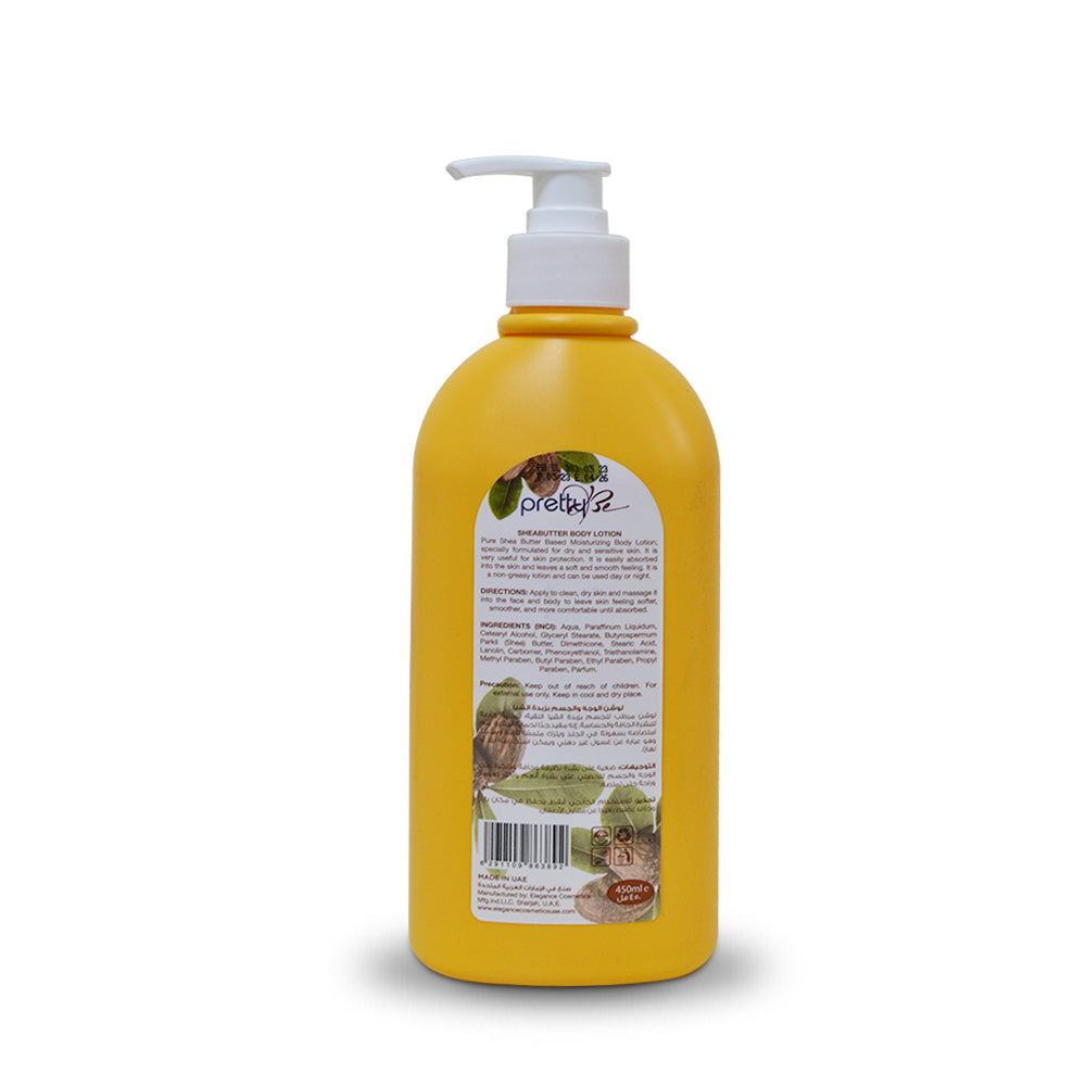 PRETTY BE-HAND&BODY LOTION-SHEA BUTTER-
450ML