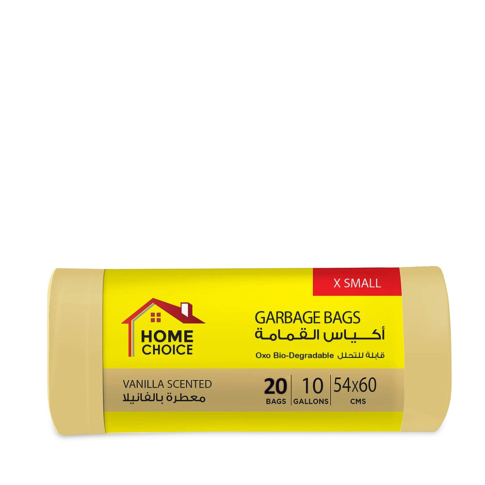 HD Garbage Bag Drawstring XS Home Choice - Vanilla | 54X60