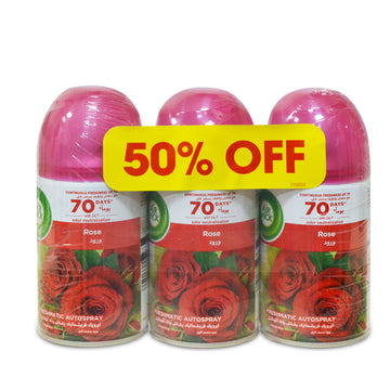 Air Wick FM Refill Midnight Rose 250ML 2+1 Free