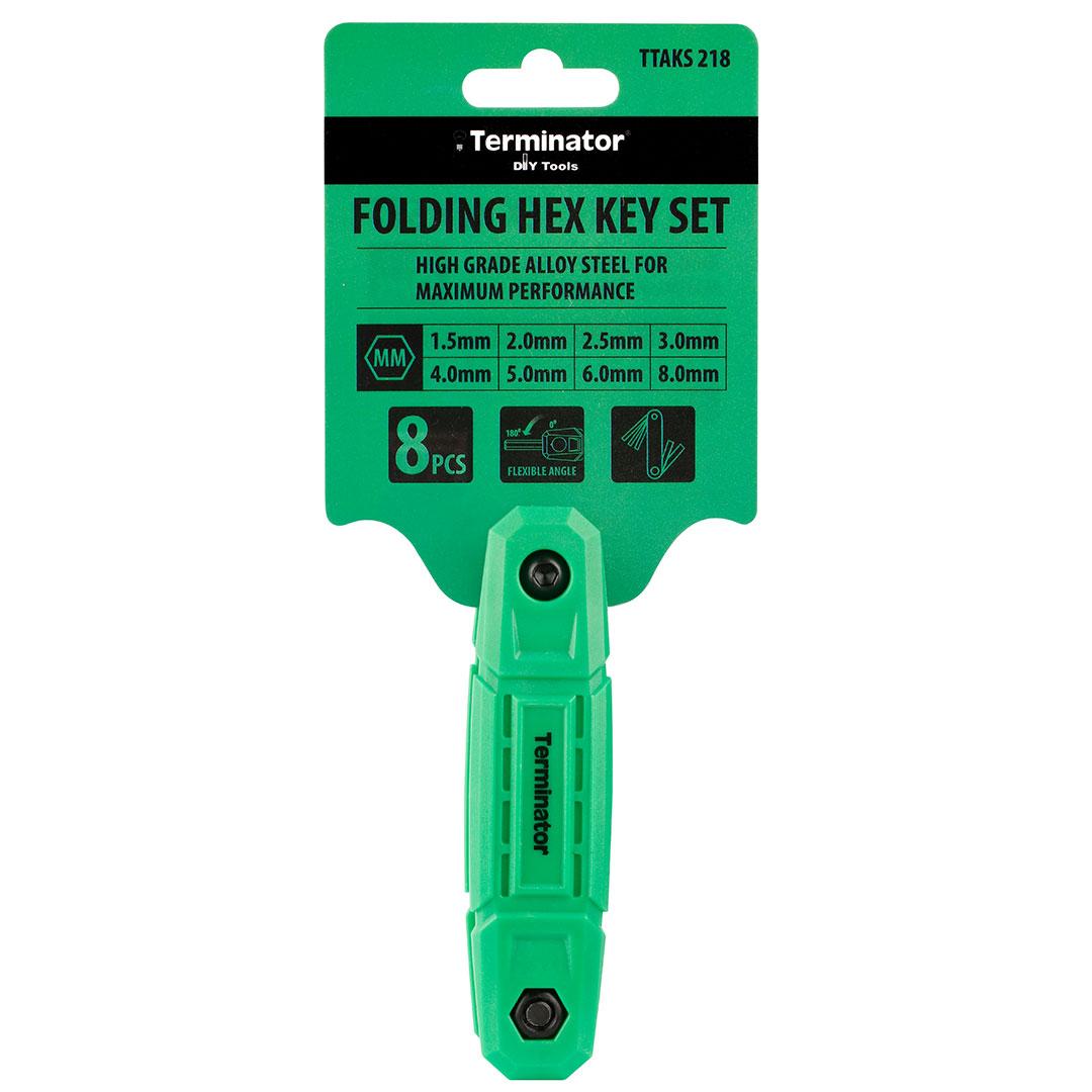 Terminator Folding Mini Torx Key Set 8 Pcs