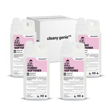CLEANY GENIE BABY FABRIC SOFTENER 5L   |   Pack of 4