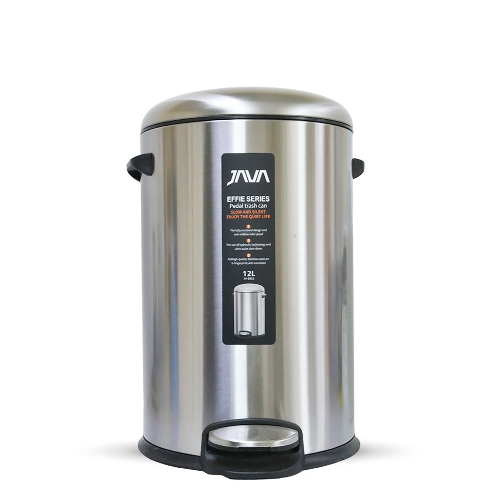 DUSTBIN 12L STEEL JAVA JH8852
