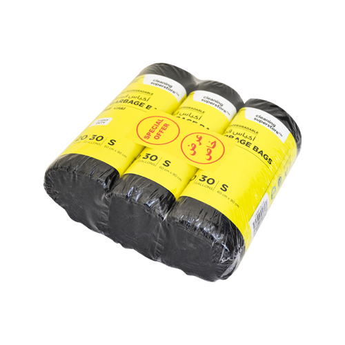HD Garbage Black Roll S | 60X90CM | 3 Rolls
