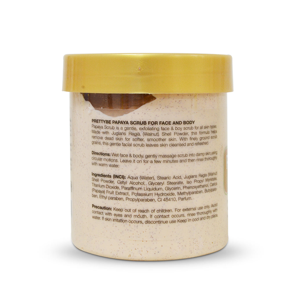 PRETTY BE-FACIAL SCRUB-PAPAYA-500ML