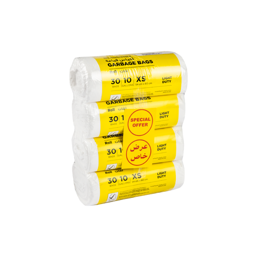 HD Garbage White Roll XS | 54X60 | 4 Rolls
