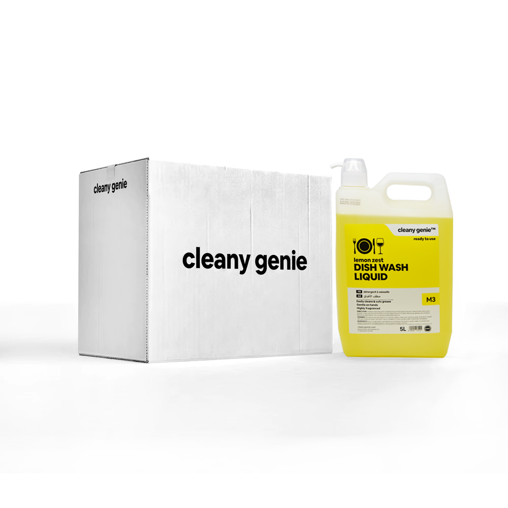 M3 Dishwash Liquid 5L Lemon Zest | Pack of 4