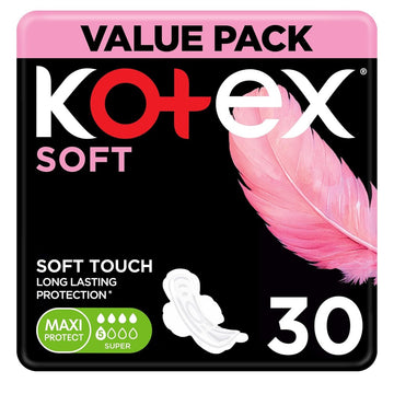 Kotex Maxi Soft Super 30 Pads