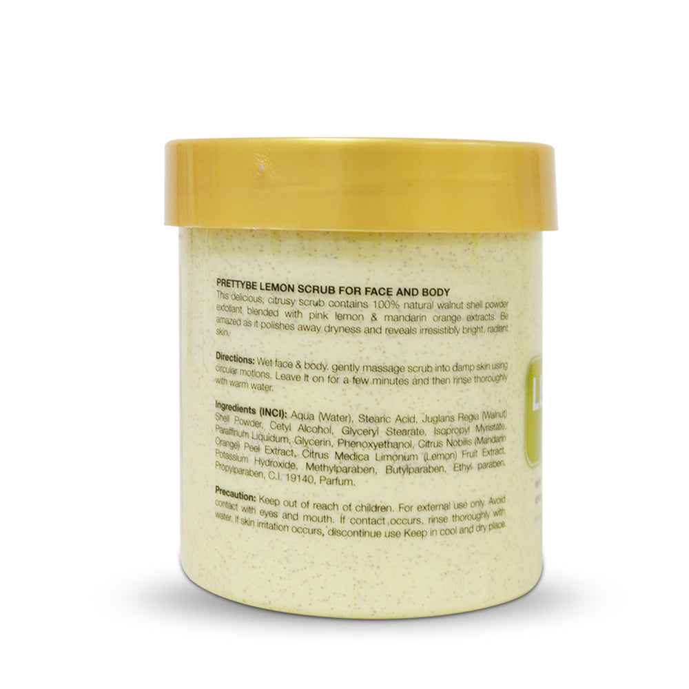 PRETTY BE-FACIAL SCRUB-LEMON-500ML