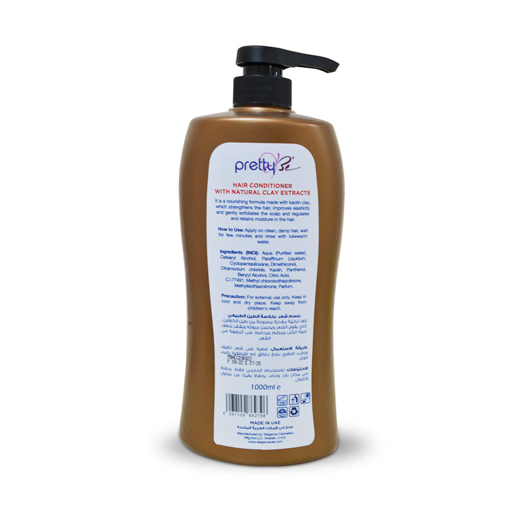 PRETTY BE-HAIR CONDITIONER-NATURAL CLAY-
1000ML