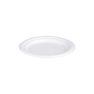 Bio Bagasse Round Plate 7" | 25 PCS