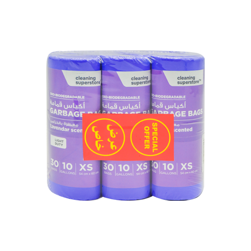 HD Garbage Bag Scented Lavender XS | 54X60CM | 3 Rolls