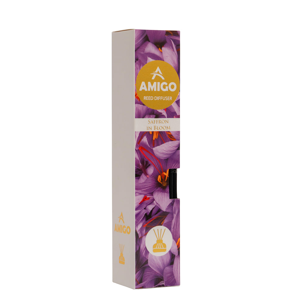 AMIGO White Reed Diffuser 110ml Saffron In Bloom