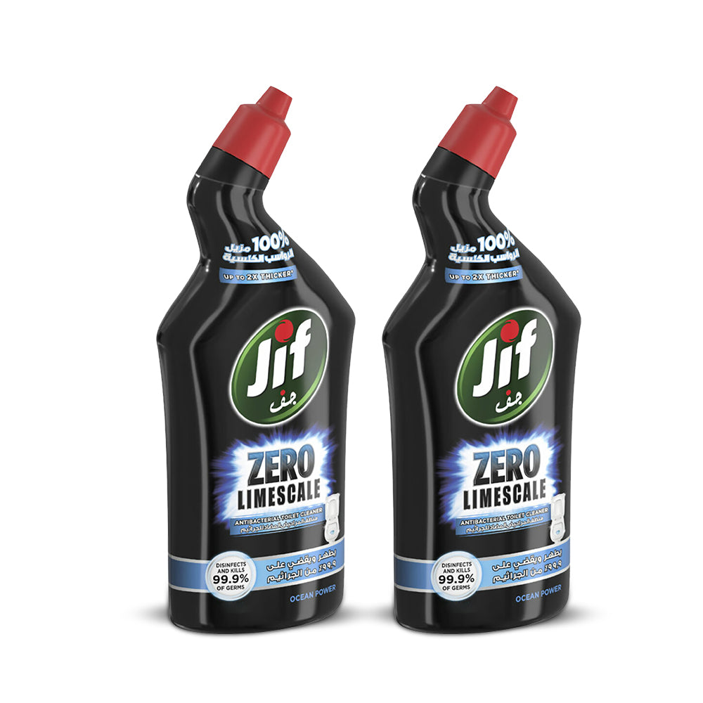 Jif Toilet Cleaner Power Fresh Aqua 500ML(Twin Pack)