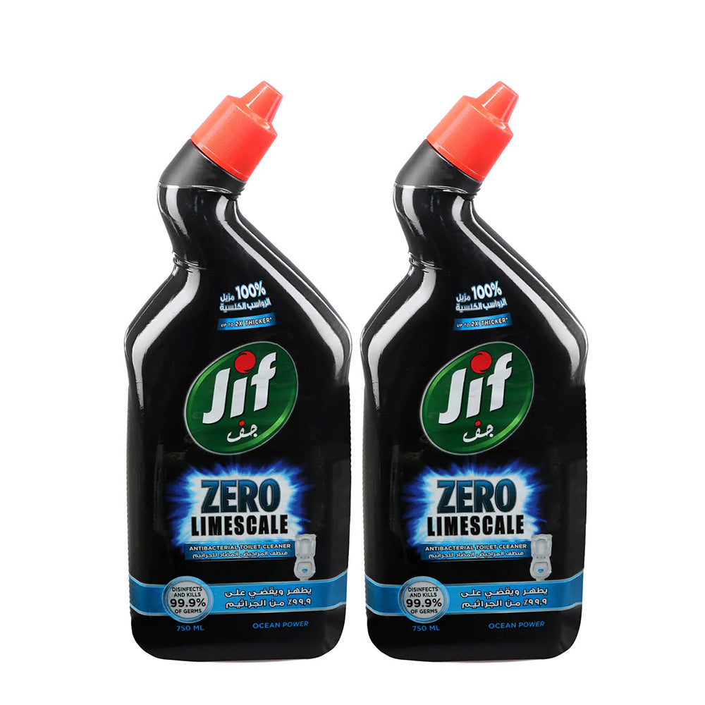 Jif Toilet Cleaner Power Fresh Aqua 500ML(Twin Pack)