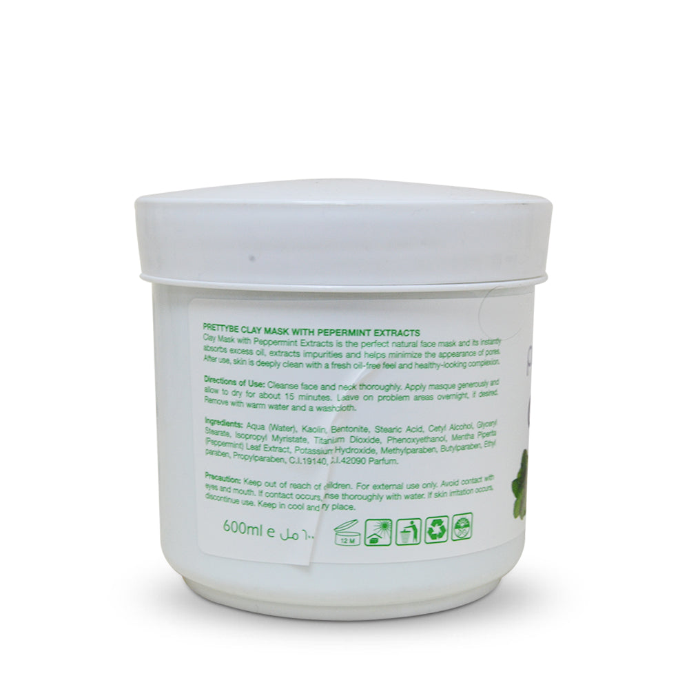 PRETTY BE-FACIAL MASK-PEPPER MINT-600ML