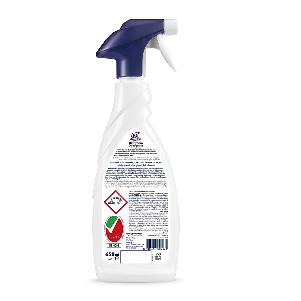 SMAC  Bathroom Disinfectant 650ml