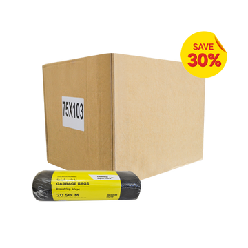 HD Garbage Bag Drawstring Medium | 75X103CM | 20 Rolls (CTN)