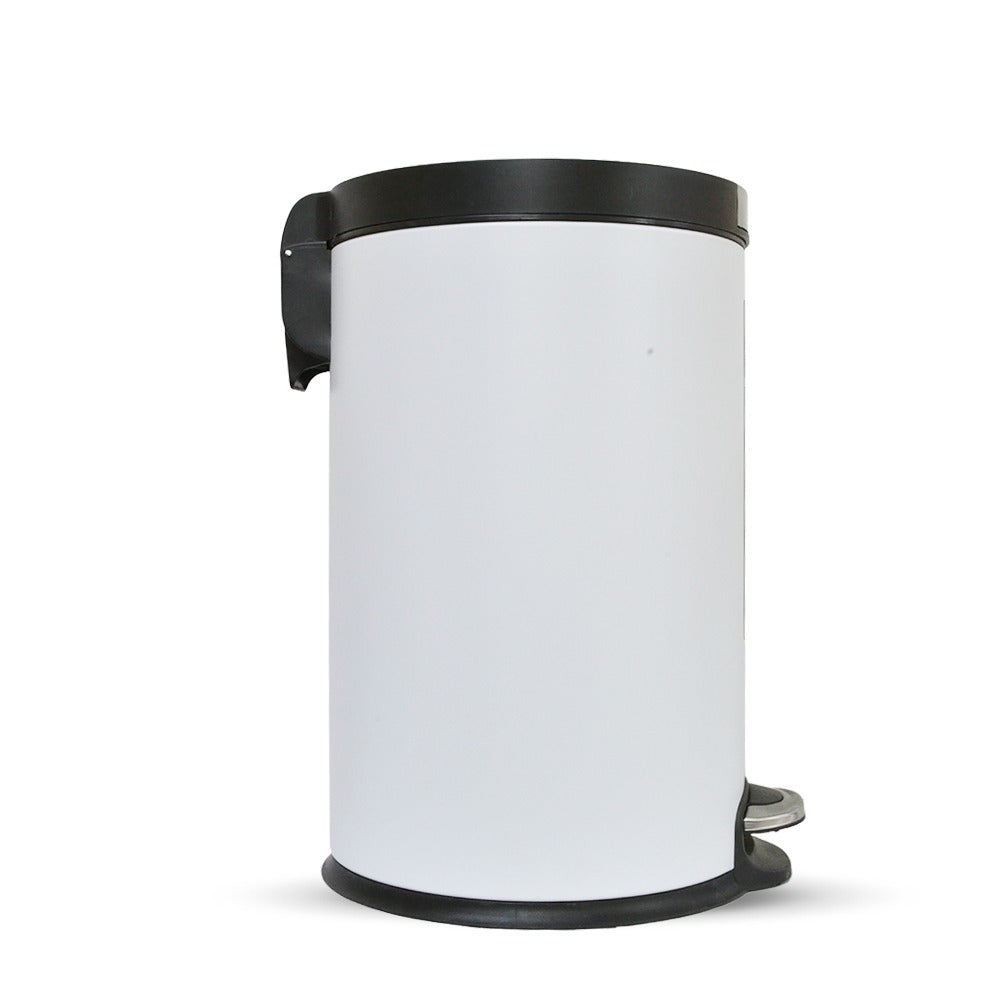 DUSTBIN 12L WHITE JAVA JH8859