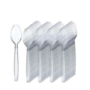 HD Clear Table Spoon | 50 PCS
